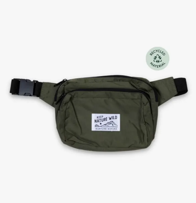 Keep Nature Wild Recycled Fanny Pack // Assorted Colors